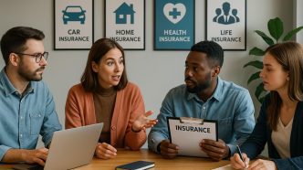 A diverse group of people discussing uncommon coverage options, visually representing unknown types of insurance in a professional settingA diverse group of people discussing uncommon coverage options, visually representing unknown types of insurance in a professional setting.