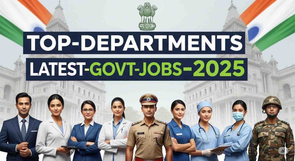 op departments releasing latest govt jobs in 2025 across India, including SSC and Banking, offering secure careers with growth opportunities.