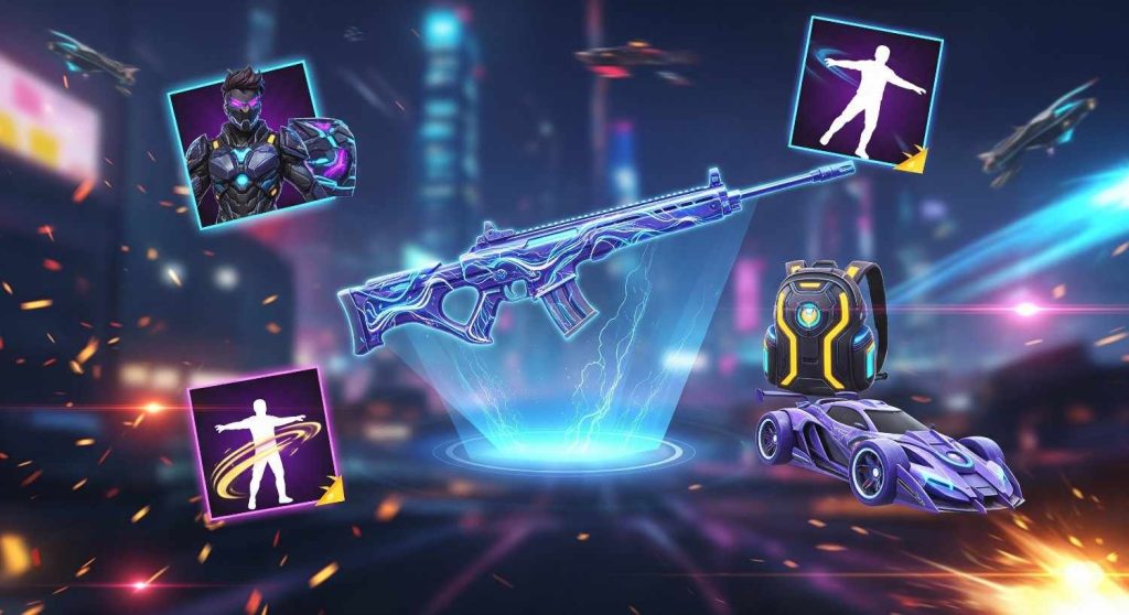 Section explaining what kind of Free Fire Upcoming rewards players can expect in 2025 including skins, diamonds, and characters.