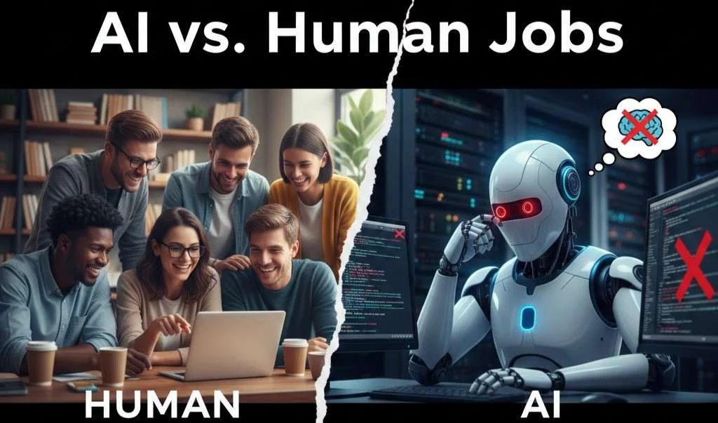 ai vs human jobs reality