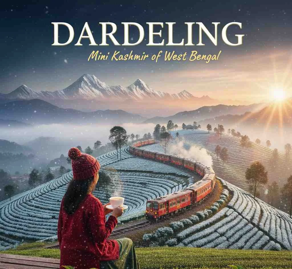 Darjeeling mini Kashmir of West Bengal, a beautiful place to visit in India for cold weather and scenic views
