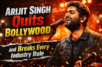 Arijit Singh Quits Bollywood – featured image highlighting the singer breaking industry rules and moving away from mainstream Bollywood music.