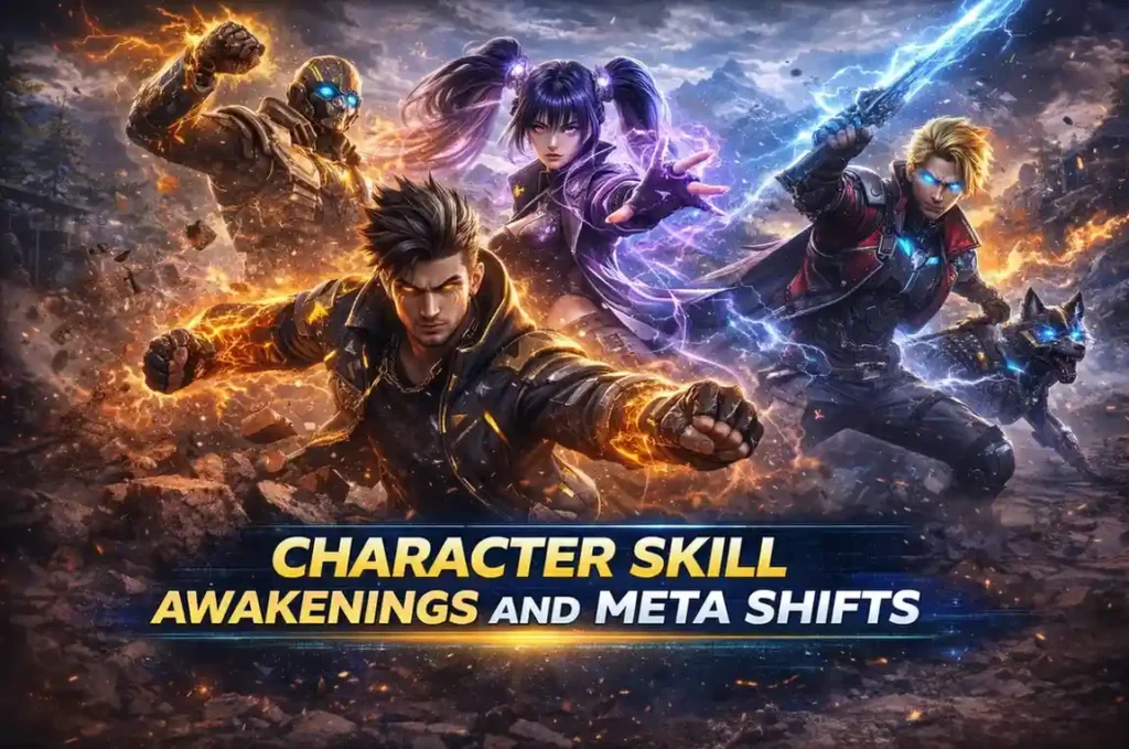 Free Fire Features List 2026 character skill awakenings and meta shifts