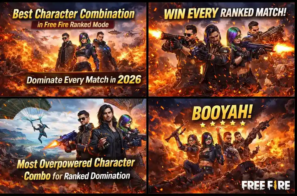 Why character combo matters in Best Character Combination in Free Fire Ranked Mode 2026