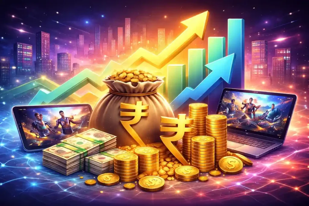 Online Gaming Industry India market growth and economic impact.