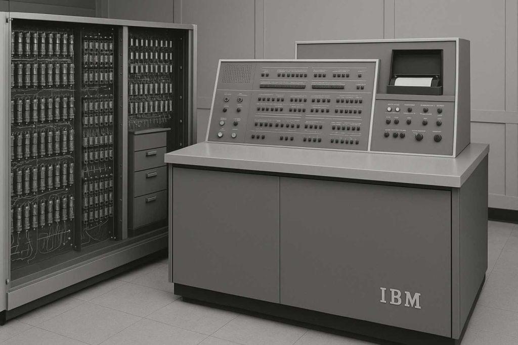 Early transistor-based business computer from IBM

