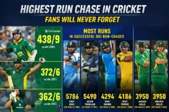 Highest Run Chase in Cricket Fans