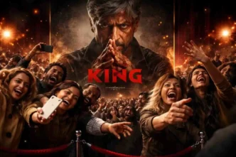 King Movie SRK – Shah Rukh Khan starring in the biggest and most awaited Bollywood movie of 2026 with an intense action look.