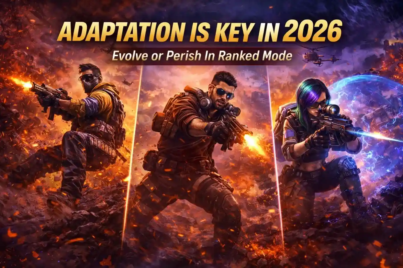 Adaptation strategy in Best Character Combination in Free Fire Ranked Mode 2026